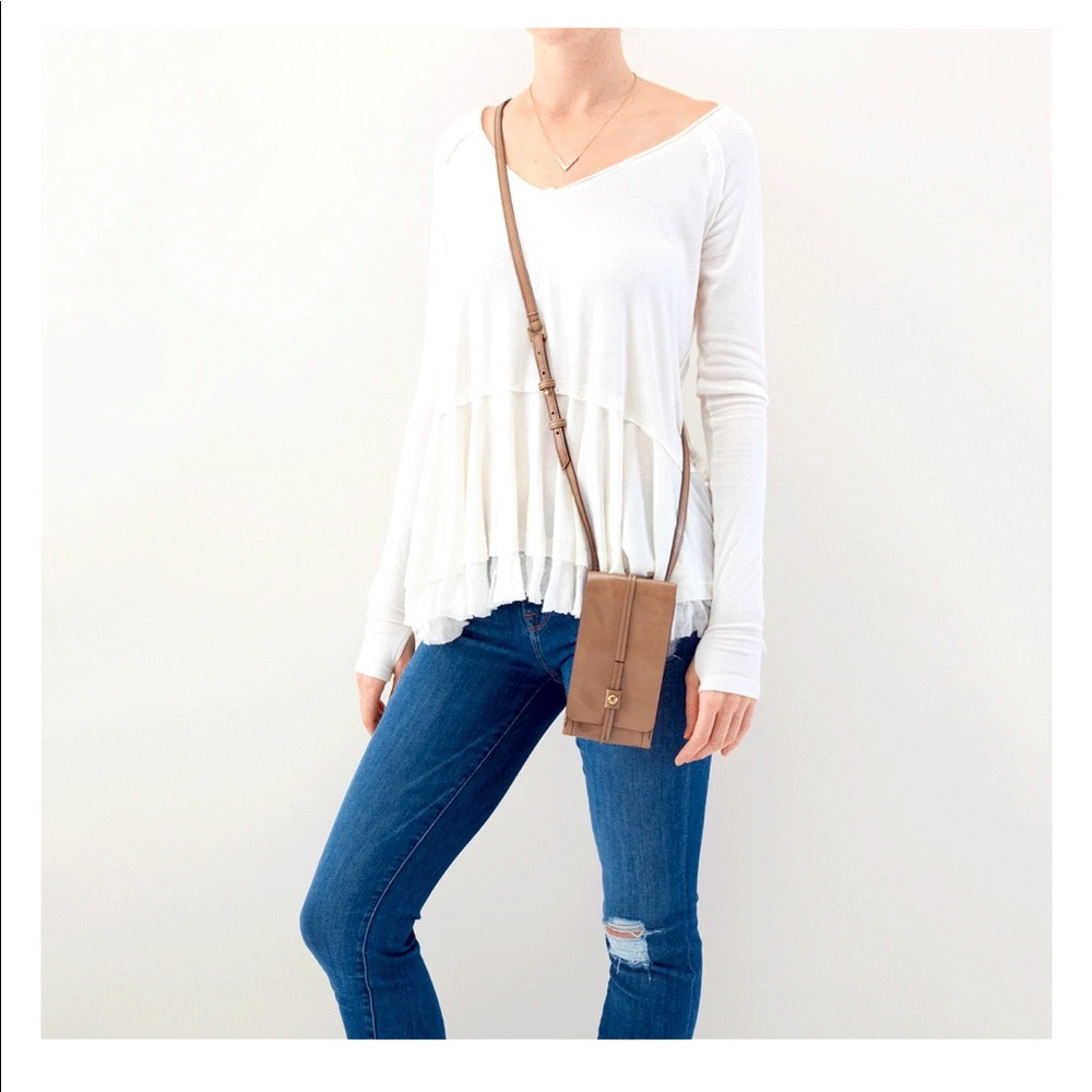 Hobo Token leather crossbody